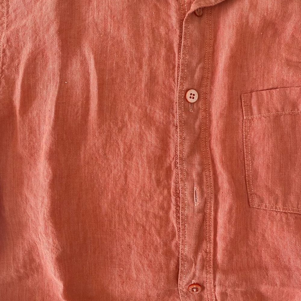 Mens XS linen button down - Picture 4 of 4